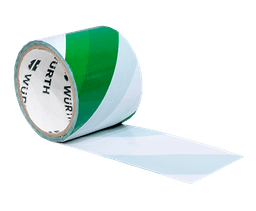 CINTA ADHESIVA PARA SEÑALIZACIÓN VERDE Y BLANCO